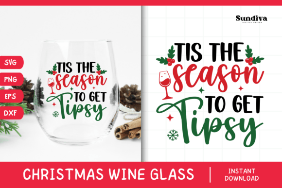 Christmas Wine Glass Quote SVG 1 Review