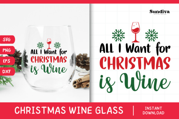 Christmas Wine Glass Quote SVG 20 Review for Embroidery Projects