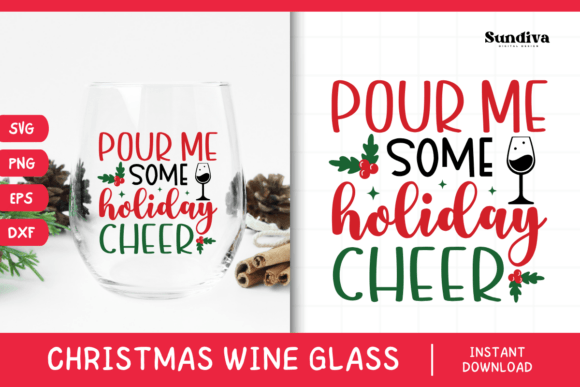 Christmas Wine Glass Quote SVG 6 Review