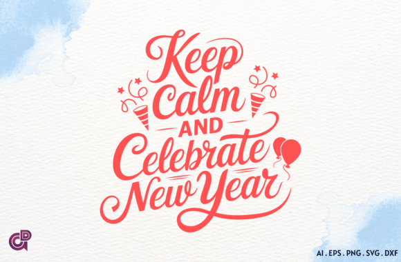 Happy New Year Funny Quote SVG PNG Graphics for Crafts