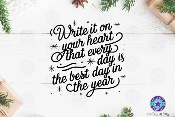 New Year Quote SVG PNG Design for Graphics and Crafts