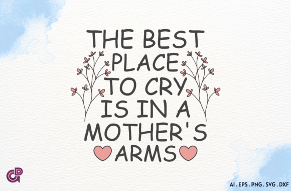 Retro Mothers Day Cute Quote SVG Design for Graphics and Crafts